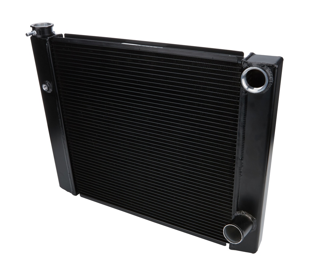 Allstar Performance - Dual Pass Radiator 19x28 1 Row Lightweight Black