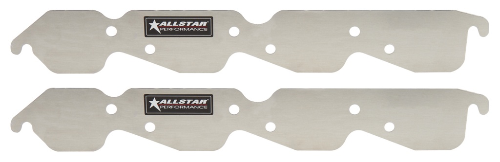 Allstar Performance - Exhaust Block Off Plates BBC Engines