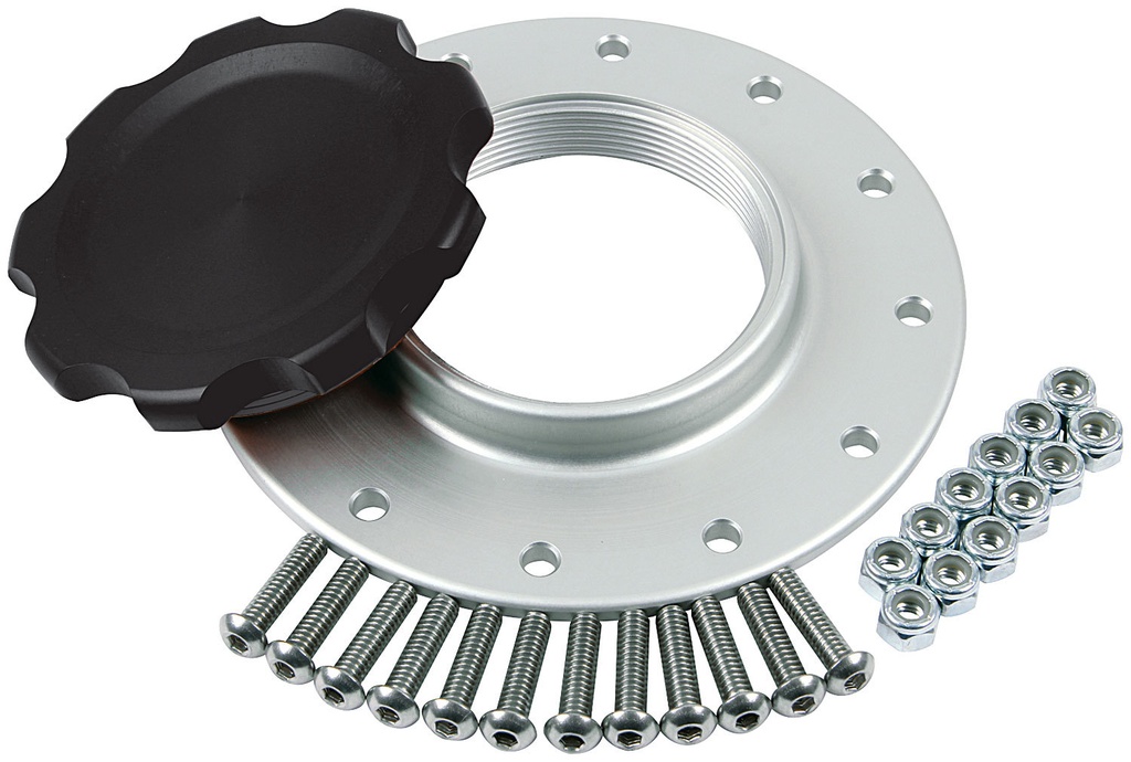 Allstar Performance - Fuel Cell Cap And Bung RCI/JAZ 12-Bolt Black