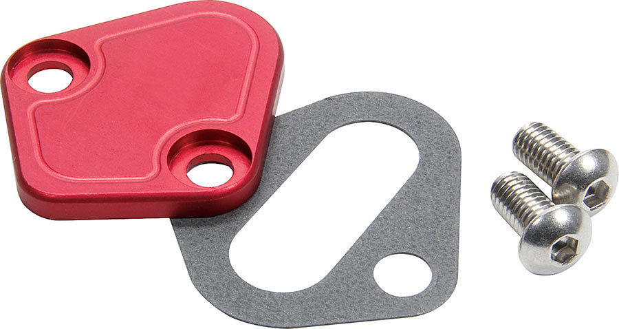 Allstar Performance - BBC F/P Block Off Plate Red