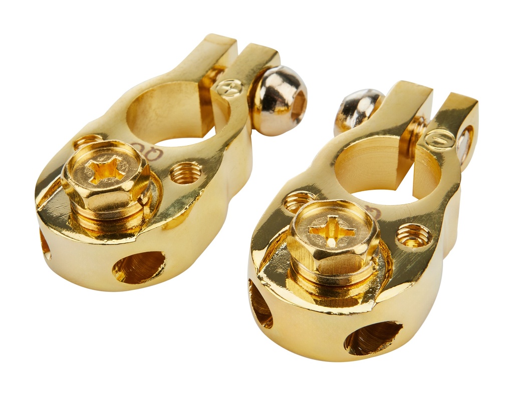 Allstar Performance - Gold Top Post Terminal 1pr