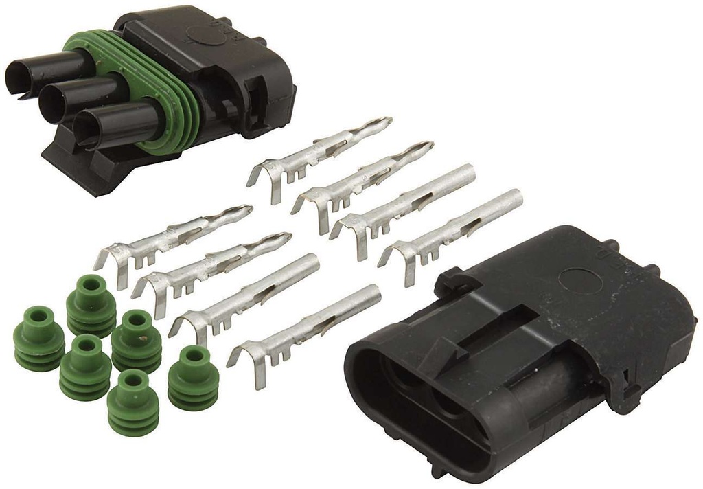 Allstar Performance - 3-Wire Weather Pack Connector Kit