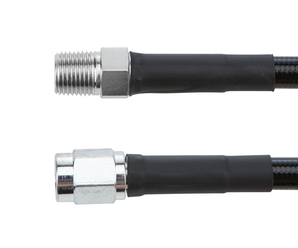 Allstar Performance - Coated Braided Line 30in #3Hose -3Str/ 1/8in