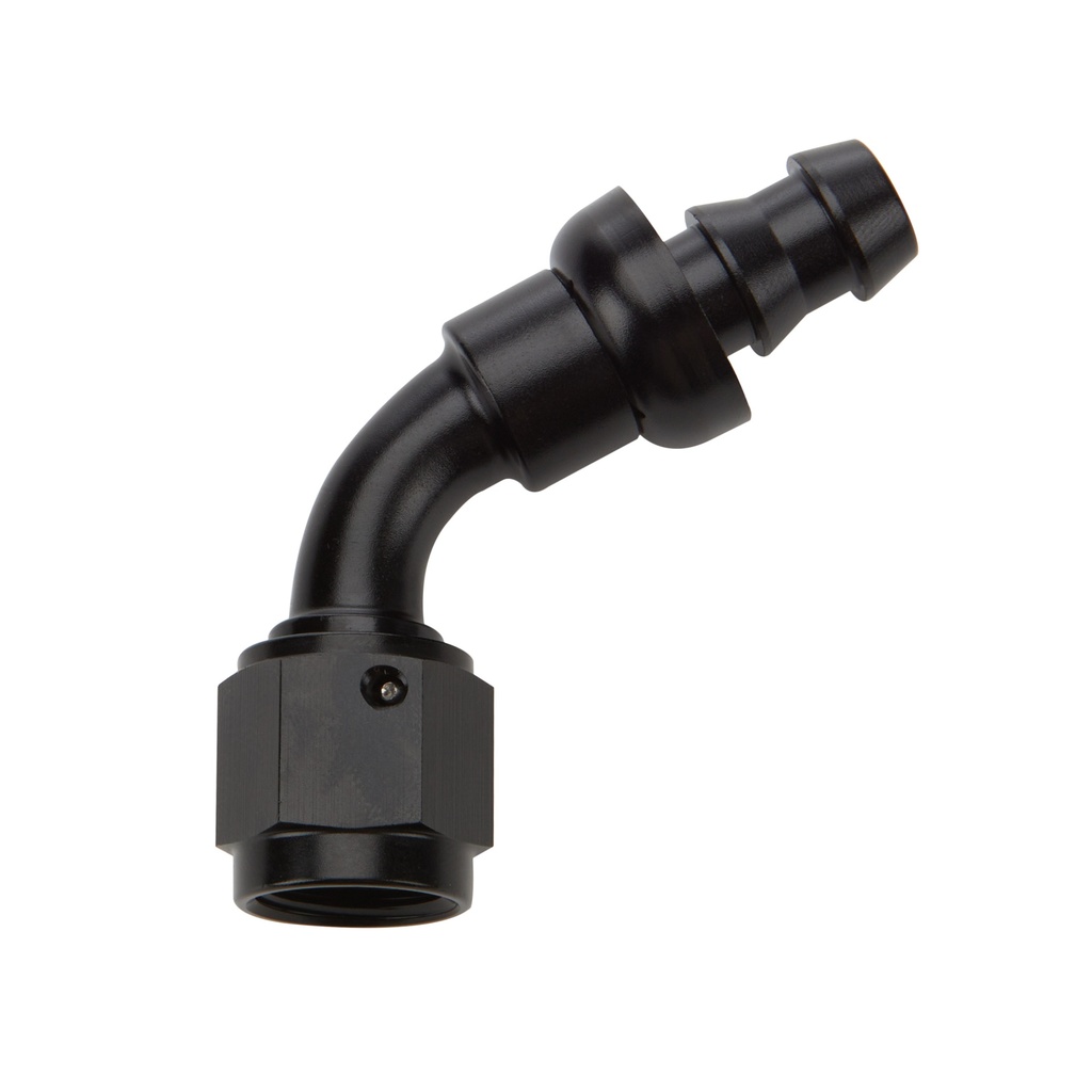 Allstar Performance - Pushlock Hose End Black 60 Deg Elbow -12