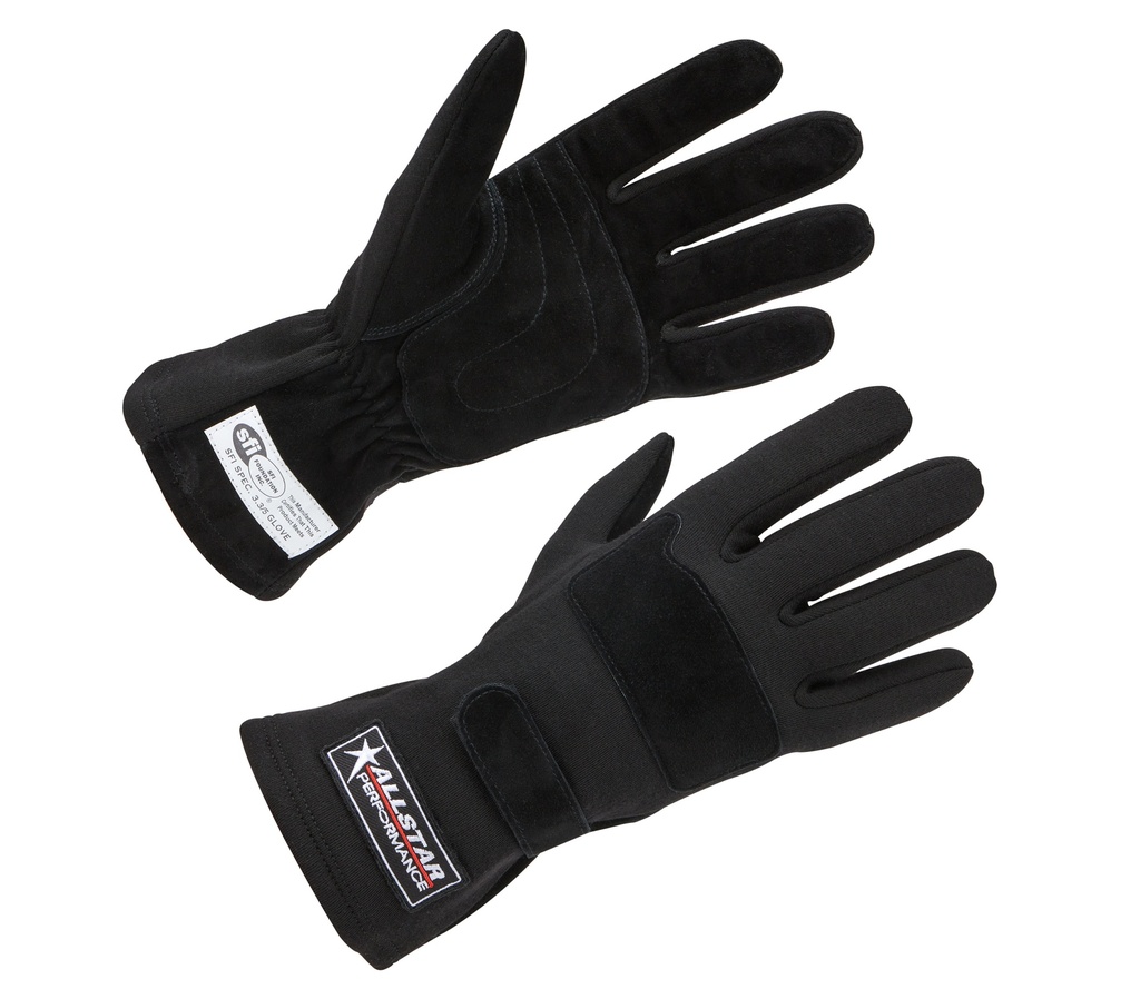 Allstar Performance - Driving Gloves SFI 3.3/5 D/L Black Large