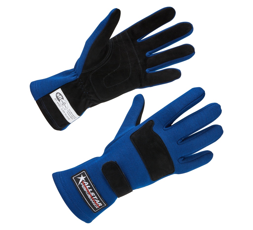 Allstar Performance - Driving Gloves SFI 3.3/5 D/L Blue Small