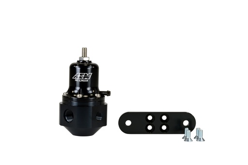 [AEM25-302BK] Aem Electronics - Universal Adjustable Fuel Pressure Regulator Black