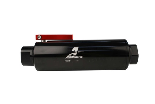 [AFS12332] Aeromotive Fuel Filter With Shut-Off Valve -12AN