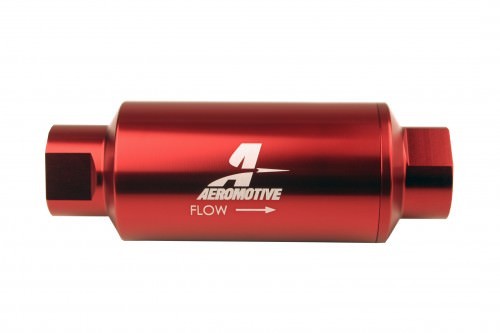 [AFS12340] #10-Orb Fuel Filter Inline 10 Micron Red