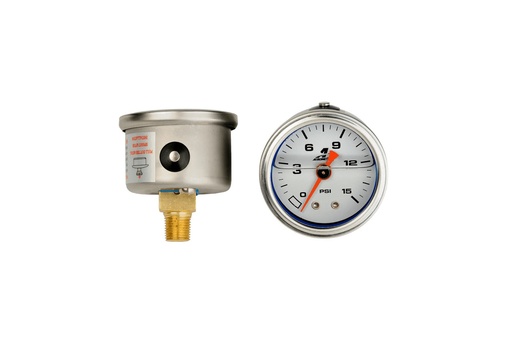 [AFS15632] Aeromotive Fuel Pressure Gauge - 1.5in 0-15psi