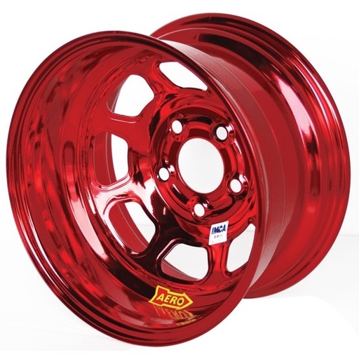 [ARW52-985030RED] Aero Race Wheels - 15x8 3in 5.00 Red Chrome