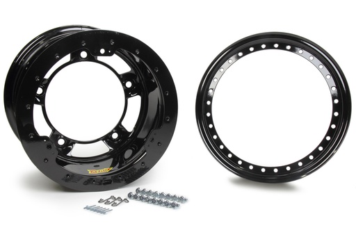 [ARW53-100530B] Aero Race Wheels - 15X10 3In Wide 5 Black Beadlock