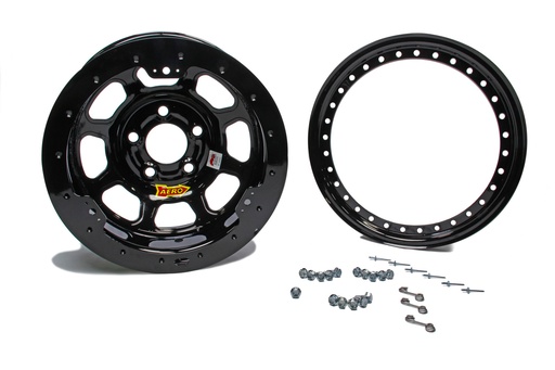 [ARW53-184740B] Aero Race Wheels - 15x8 4in 4.75 Black
