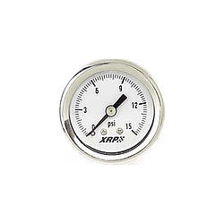 [XRP710000] Xrp-Xtreme Racing Prod. - 0-15 Fuel Pressure Gauge Liquid Filled