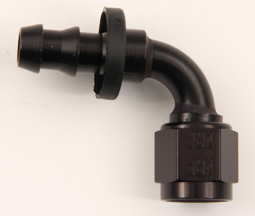 [XRP239010BB] Xrp-Xtreme Racing Prod. - #10 90 Deg Push-On Hose End Black