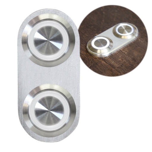[AULAUTBBA23] AUTO-LOC - Daytona Billet Switch White LED
