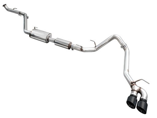 [AWE3015-33254] Awe Tuning - 24+ Tacoma Single Exh Dual Black Tips