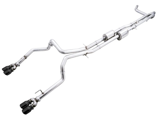 [AWE3015-43204] Awe Tuning - 19-23 Silverado/Sierra Dual Exh Quad Black Tips