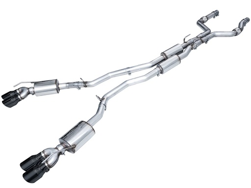 [AWE3015-43625] Awe Tuning - Explorer St Exhaust Dual Exh Quad Black Tips