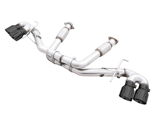 [AWE3020-43086] Awe Tuning - C8 Corvette Exhaust Quad Black Tips