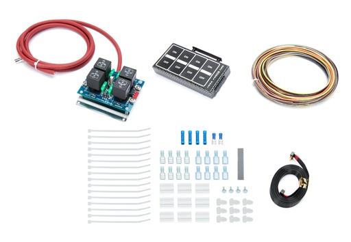 [ARC4004D] Auto Rod Controls - 4 Switch In-Dash Control Module C/F Finish
