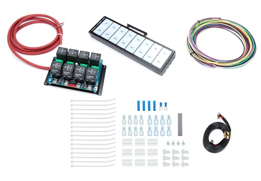 [ARC8003D] Auto Rod Controls - 8 Switch In-Dash Control Module C/F Finish