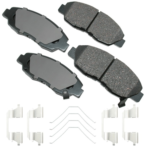 [AKEACT465B] Akebono Brake Corporation - Proact Ultra-Premium Bra Ke Pads - Front