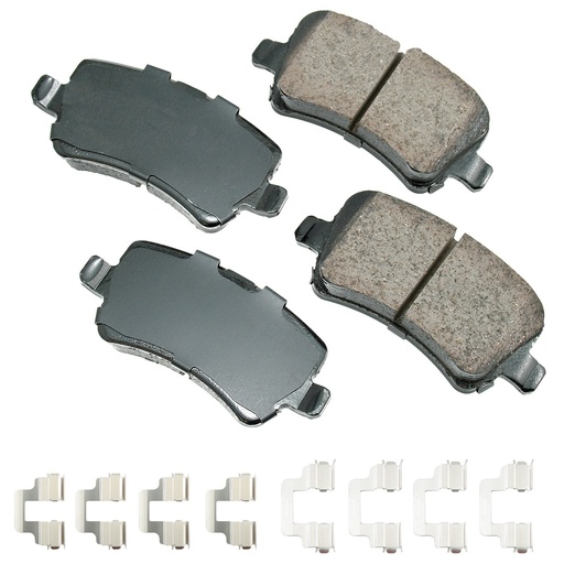 [AKEEUR1307A] Akebono Brake Corporation - Brake Pads Rear Land Rover LR2 13-15 Range Rv