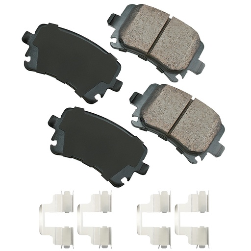 [AKEEUR1348A] Akebono Brake Corporation - Brake Pads Rear Audi A3 06-10 Quattro 06-09