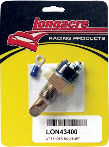 [LON52-43400] Longacre - Oil Temp Sender 3/8in. NPT 300 Deg