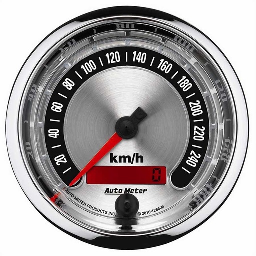 [ATM1288-M] AUTOMETER - 3-3/8 A/M Speedometer 260KPH