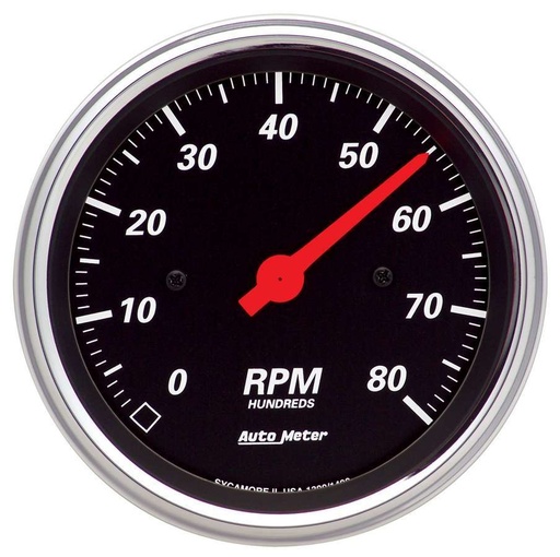 [ATM1490] Autometer - 3-3/8in D/B Street Rod Tach
