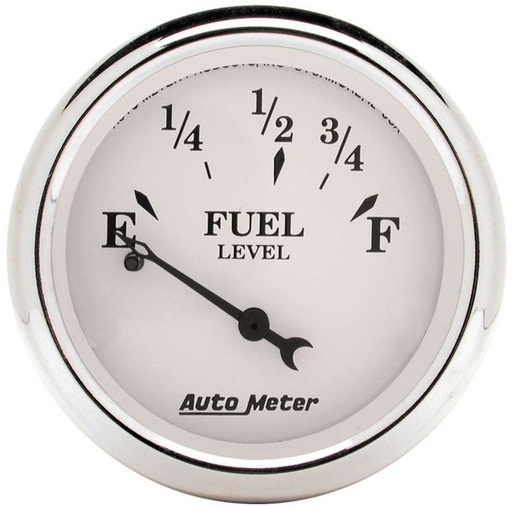 [ATM1607] Autometer - Old Tyme White 2 1/16in Fuel Pre 65 Gm