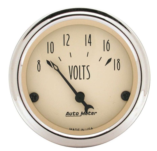 [ATM1891] Autometer - 2-1/16in A/B Voltmeter Gauge