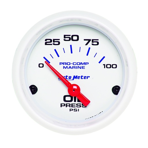 [ATM200758] Autometer - 2-1/16 Oil Pressure Gauge 0-100 Psi