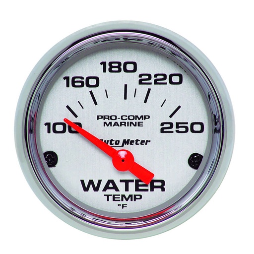 [ATM200762-35] Autometer - 2-1/16 Water Temp Gauge 100-250F P/C Marine