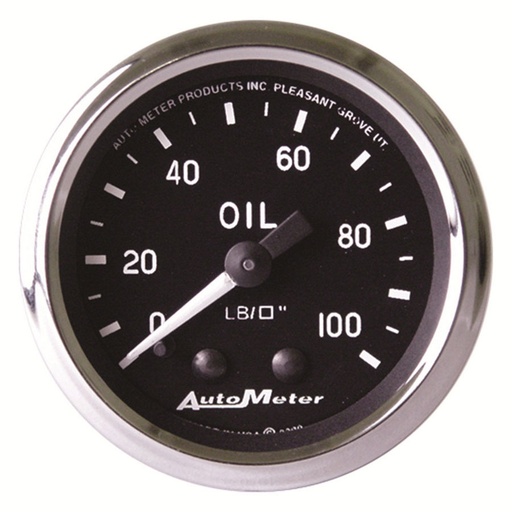[ATM201006] Autometer - 2-1/16in Cobra Series Oil Pressure Gauge