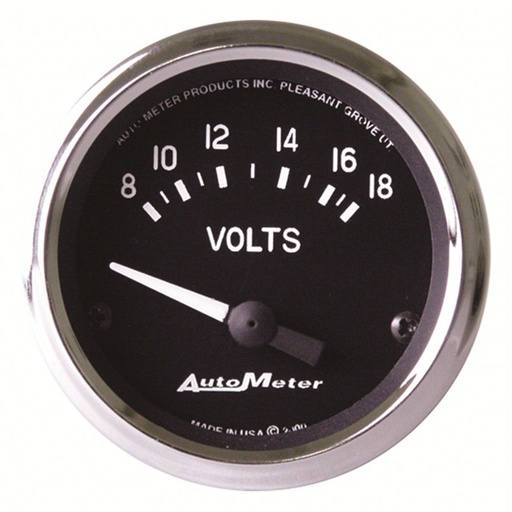 [ATM201009] Autometer - 2-1/16In Cobra Series Voltmeter Gauge