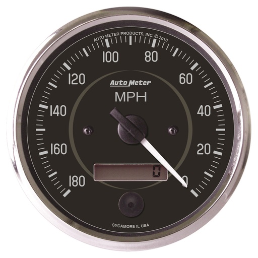 [ATM201013] Autometer - 4in Dia Speedometer 180 Mph Elec Programable