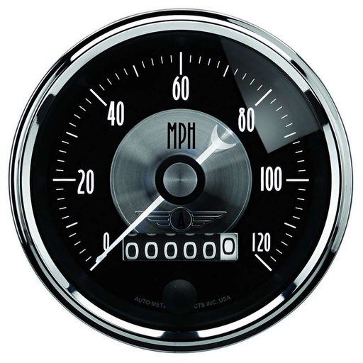 [ATM2088] Autometer - 3-3/8 Speedometer Gauge 120mph Elec Programmable