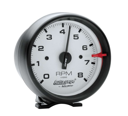 [ATM2303] Autometer - 3-3/4in White Face Tach- Black Cup