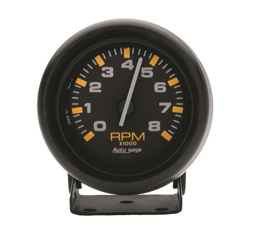 [ATM2305] Autometer - Black Mini-Tach 8 000 Rp