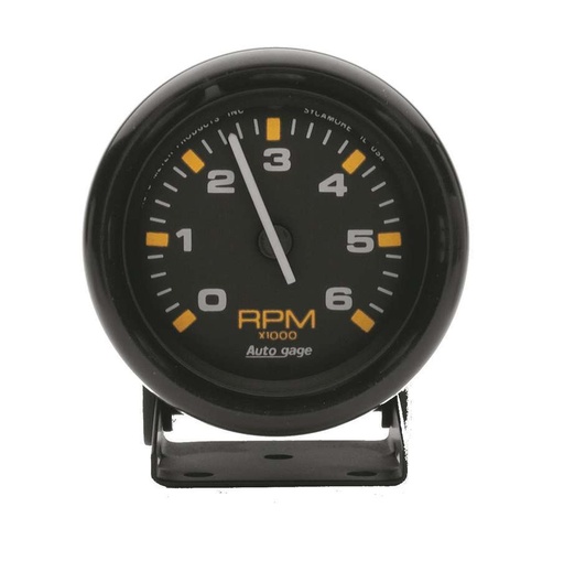 [ATM2306] Autometer - Black Mini-Tach 6 000 Rp