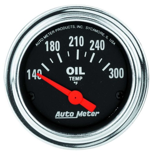 [ATM2543] Autometer - 2-1/16in Oil Temp Gauge 140-300