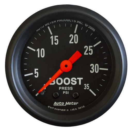[ATM2616] Autometer - 2-1/16in Z-Series Boost Gauge 0-35psi