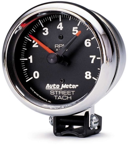 [ATM2895] Autometer - 8000 Rpm Chrome Tach