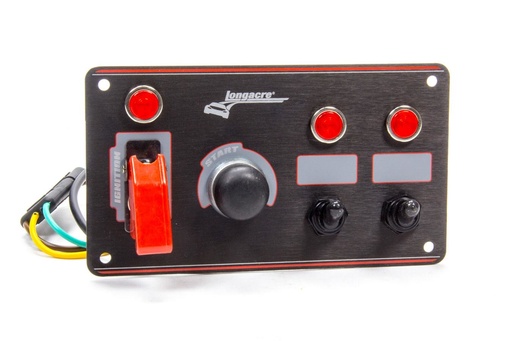 [LON52-44867] Longacre - Ignition Panel Black W/2 Acc. And Pilot Light