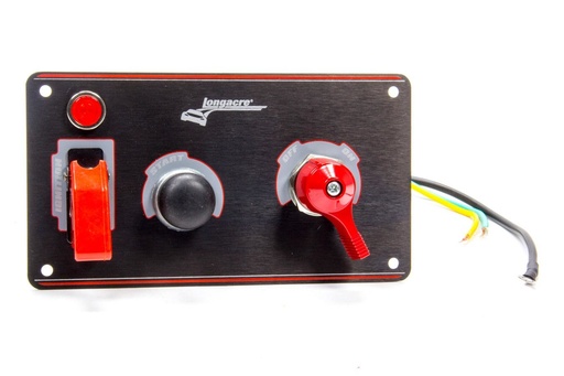 [LON52-44871] Longacre - Ignition Panel Black With Batt Disconnect