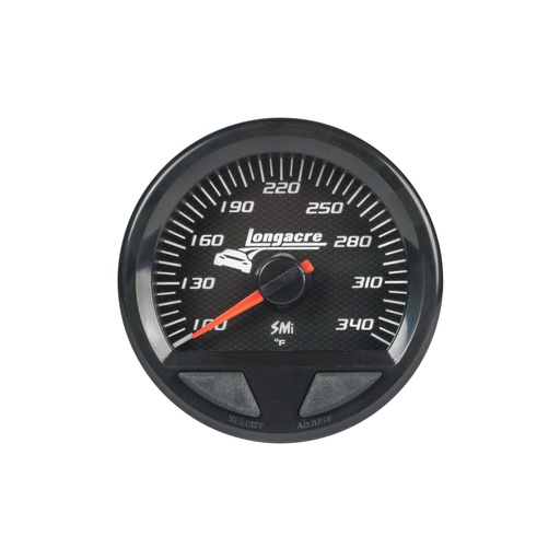 [LON52-46745] Longacre - Waterproof SMI Oil Temp Gauge 100-340f