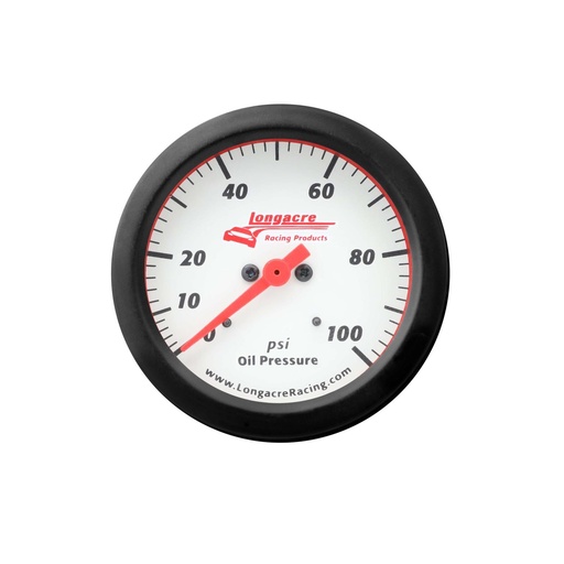 [LON52-46900] Longacre - Gauge Sportsman Oil Pressure 0-100psi